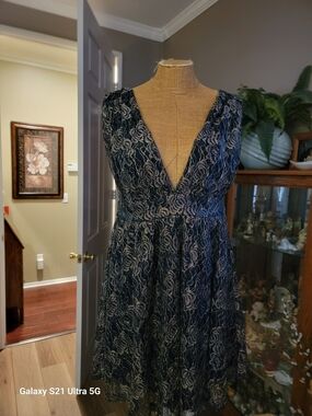 Lulus Black Multi-Color Shimmering Mini Dress